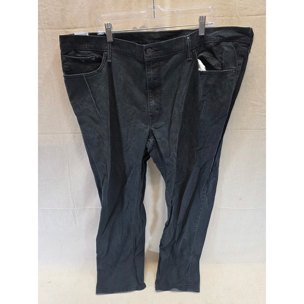 Levis 541 Mens Black Athletic Taper Jeans W46 L32 Big and Tall Denim 18757-0001